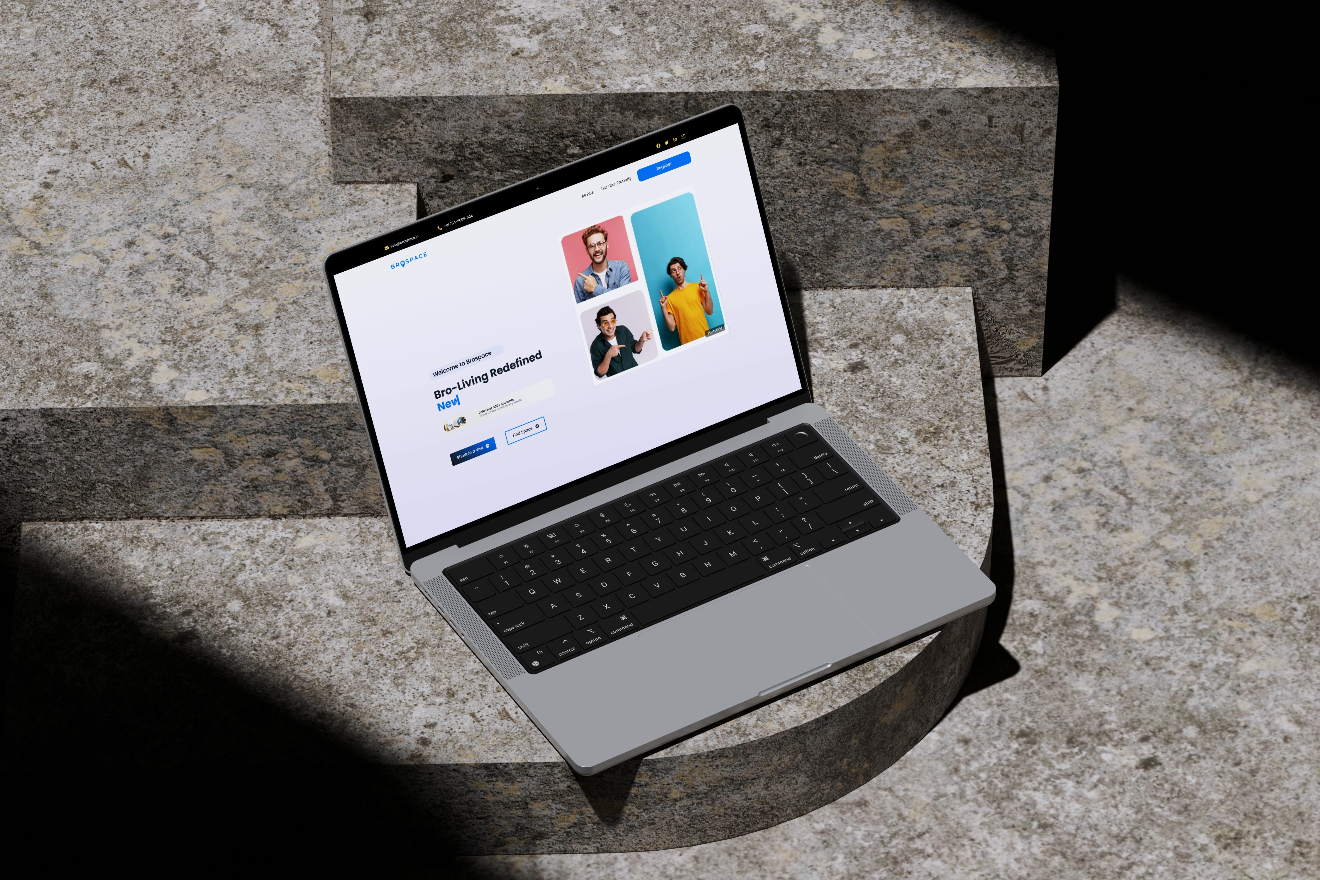 A hostel booking website - Brospace.