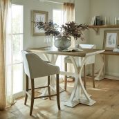 Epsom Upholstered Grey Bar Stool