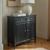 Contour Charcoal Turned Leg Sideboard