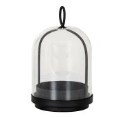 Nysa Medium Candle Holder With Glass Cloche