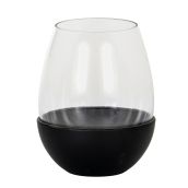 Neris Large Candle Holder With Glass Goblet