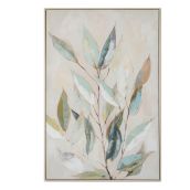 Willow Botanical Framed Handpainted Canvas