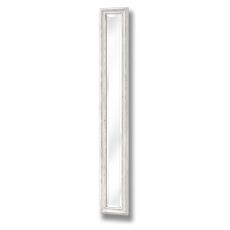 Antique White Frame Narrow Wall Mirror