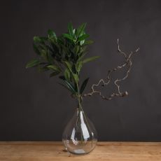 Glossy Bay Leaf Decorative Stem