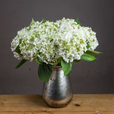 White Hydrangea Silk Arrangement