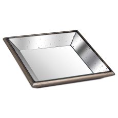 Astor Distressed Mirrored Square Tray
