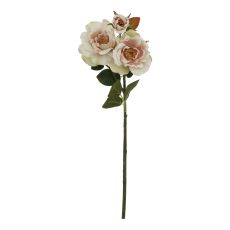 Blush Tea Rose Faux Stem