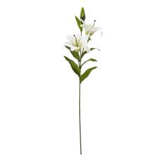 Stargazer White Lily Floral Stem