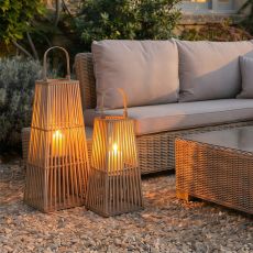 Silo Tapered Bamboo Lantern