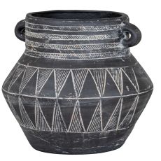 Etched Collection Tall Pot With Handle