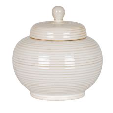 Neva Large Lidded Ceramic Jar