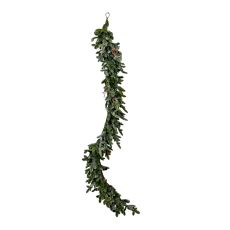 Frosted Woodland Pine and Cone Hanging Garland