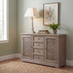 Pula Weathered Spindle Table Lamp