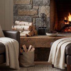 Heritage Twisted Iron Hearth Set