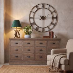 Hare Sculptural Table Lamp with Forest Velvet Shade