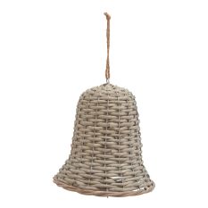 Noel Handwoven Wicker Bell Decoration