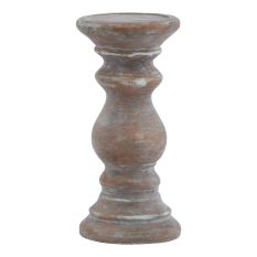 Siena Weathered Terracotta Pedestal Candle Holder