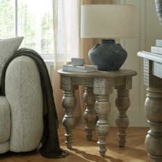 Rutland Spindle Round Side Table