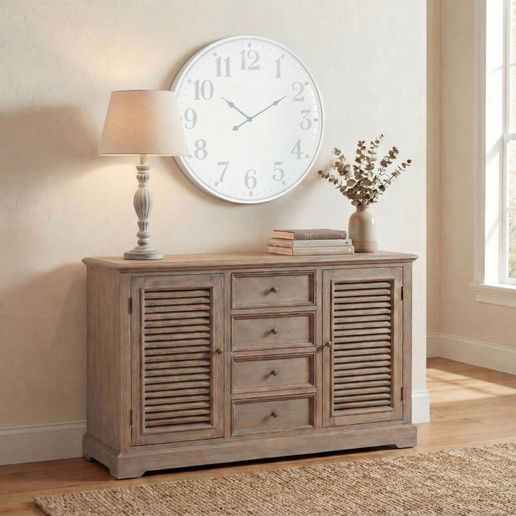 Wood table lamp