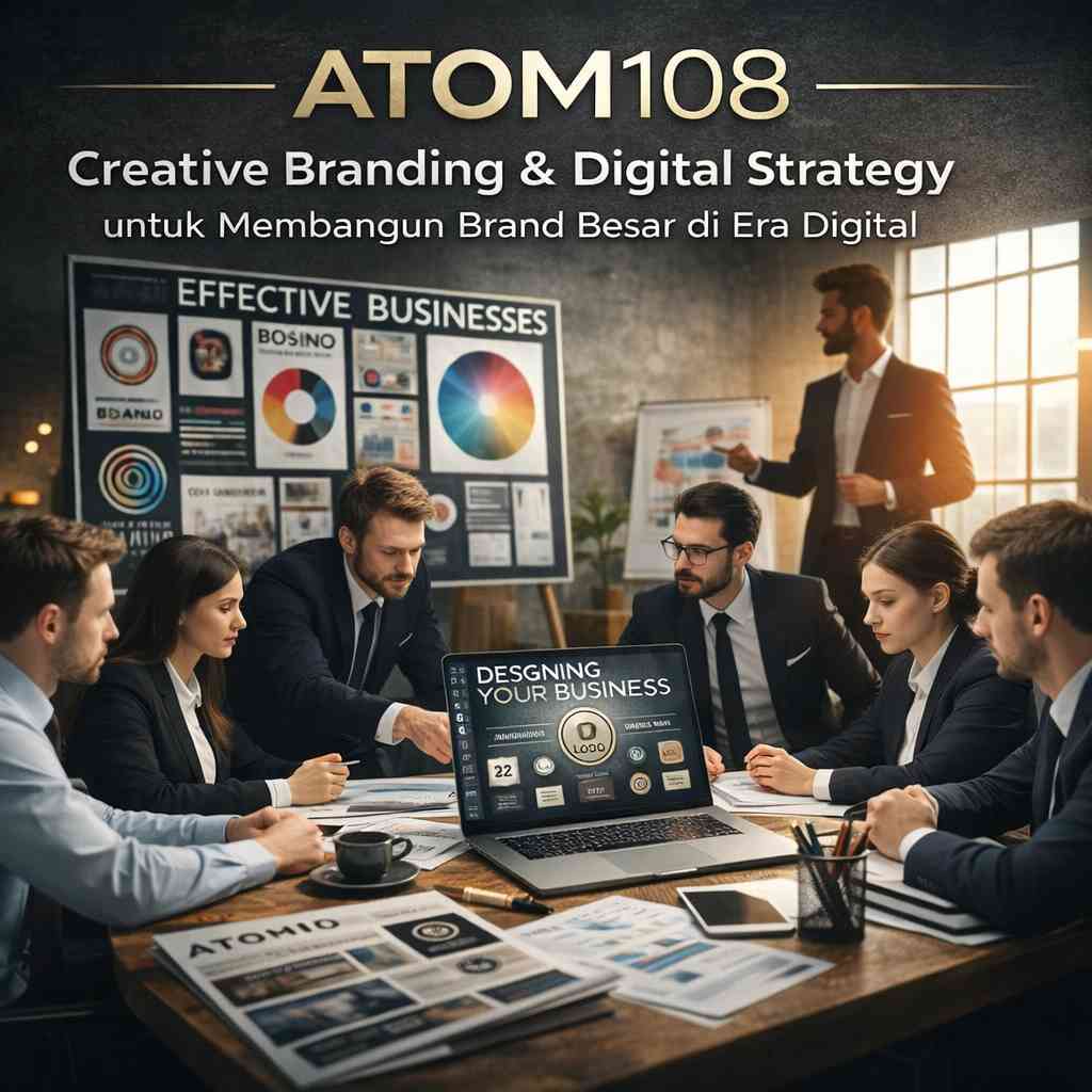 ATOM108 – Creative Branding & Digital Strategy untuk Membangun Brand Besar di Era Digital