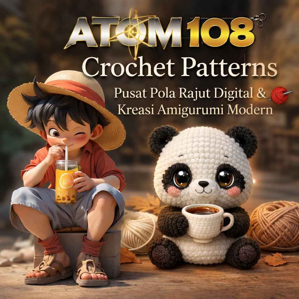 ATOM108 Crochet Patterns – Pusat Pola Rajut Digital & Kreasi Amigurumi Modern