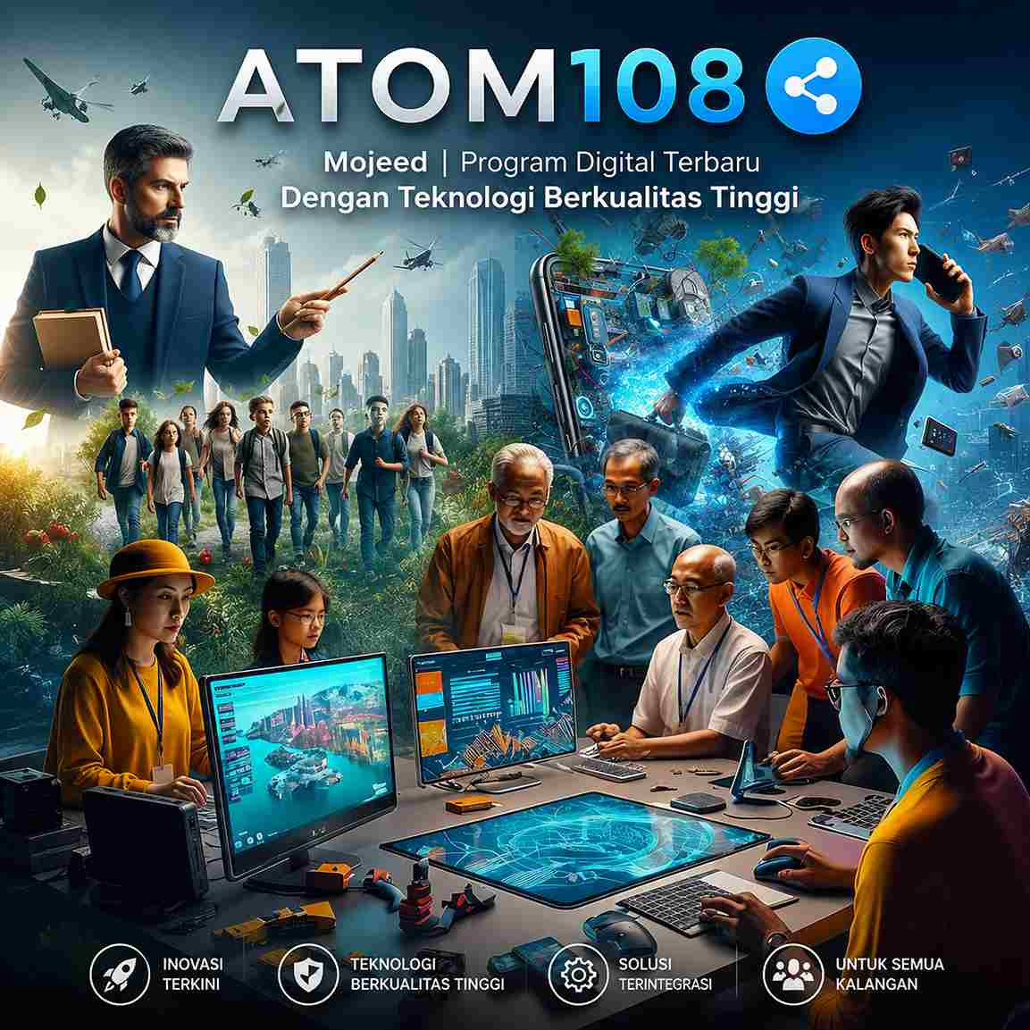 ATOM108 ꑭ Mojeed | Program Digital Terbaru Dengan Teknologi Berkualitas Tinggi