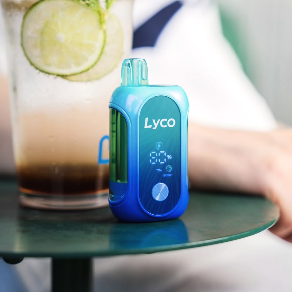 Lyco Atom108 Vape Blue Razz