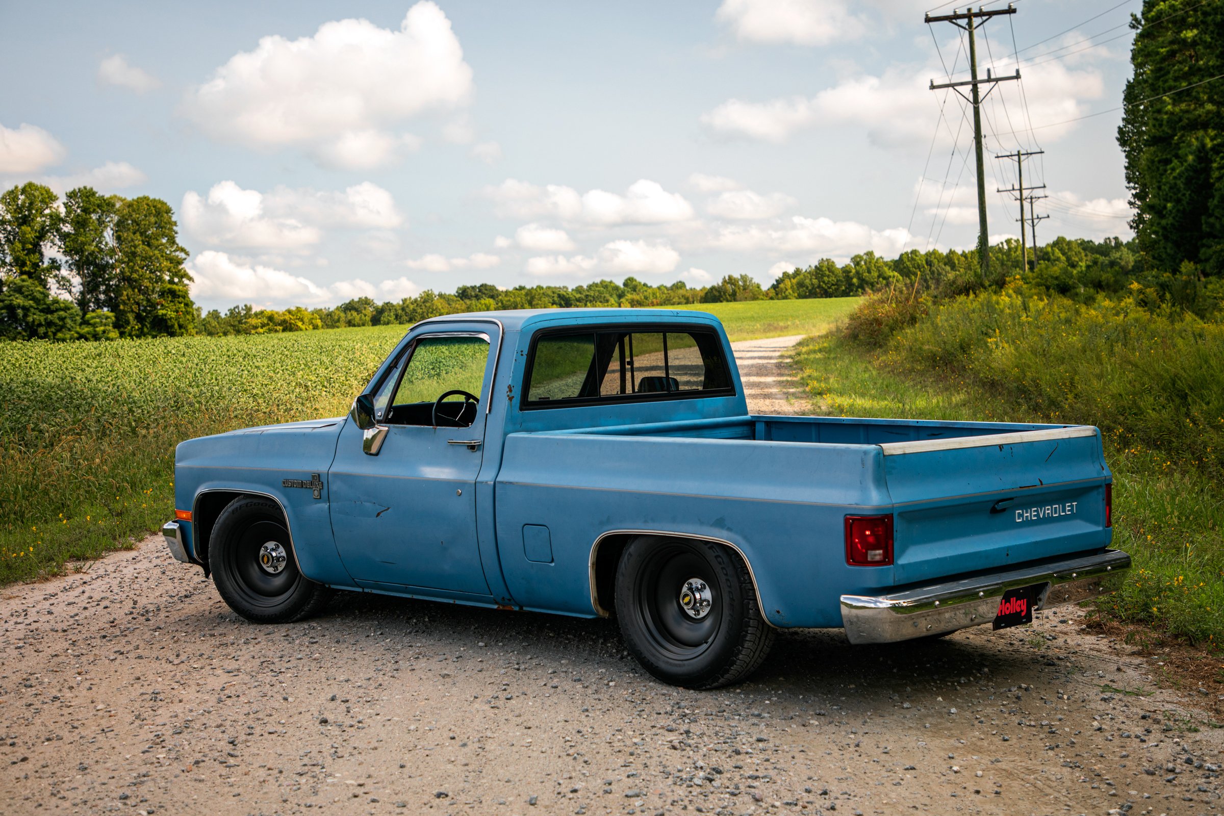 Detroit Speed blue squarebody