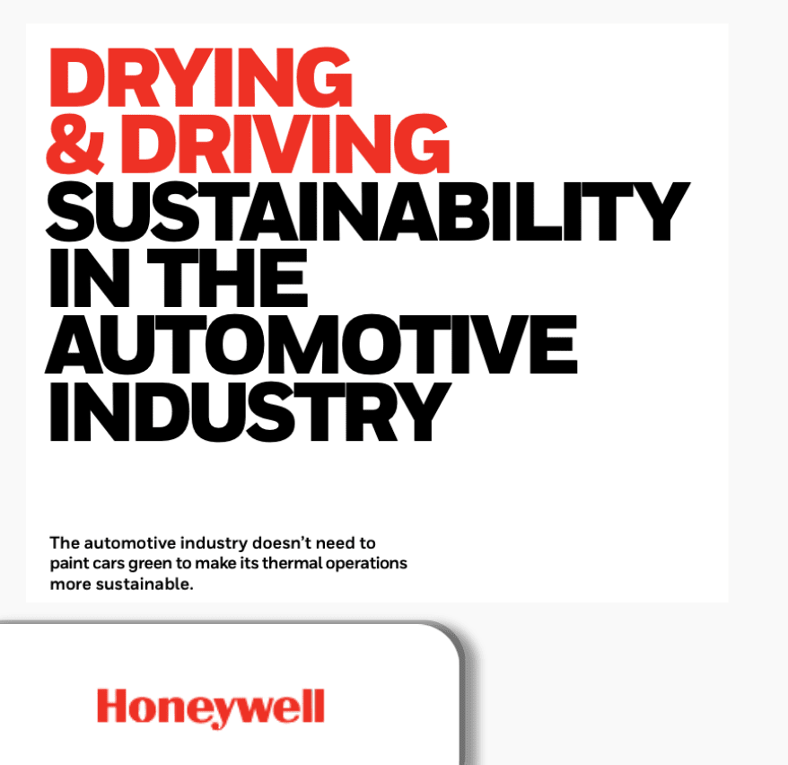 Drying and driving sustainability in the automotive industry