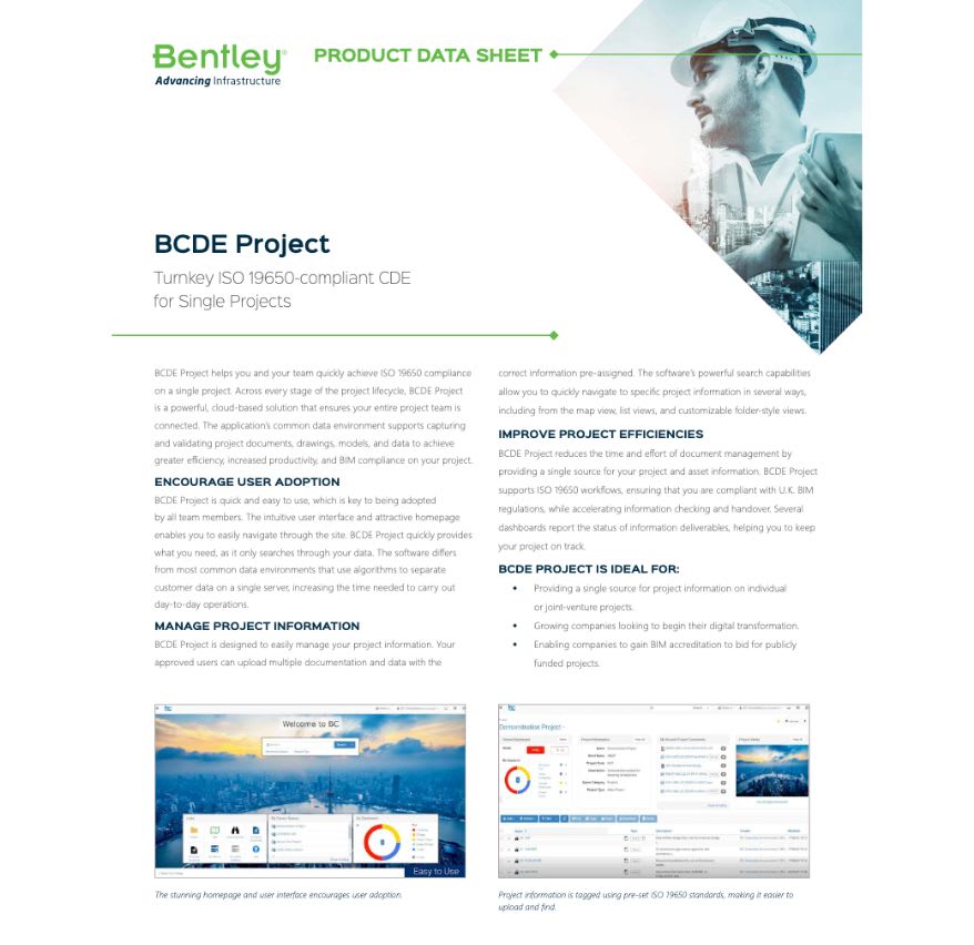 BCDE Project Turnkey ISO 19650-compliant CDE for Single Projects