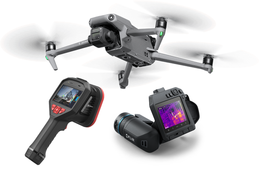 Equipo profesional de inspección de infraestructura eléctrica con drones - PowTrack plataforma de análisis automatizado