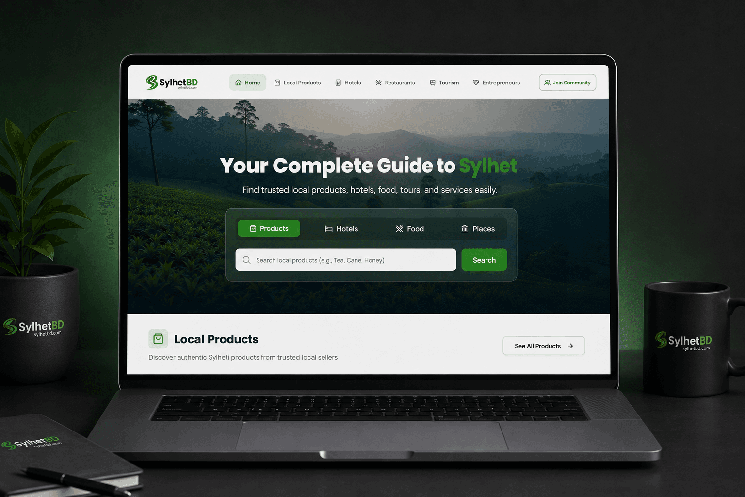 SylhetBD – Regional Tourism, E-Commerce, Hospitality & Business Directory Platform
