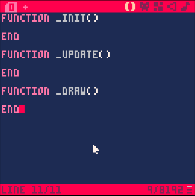 Cómo se ve el editor de código