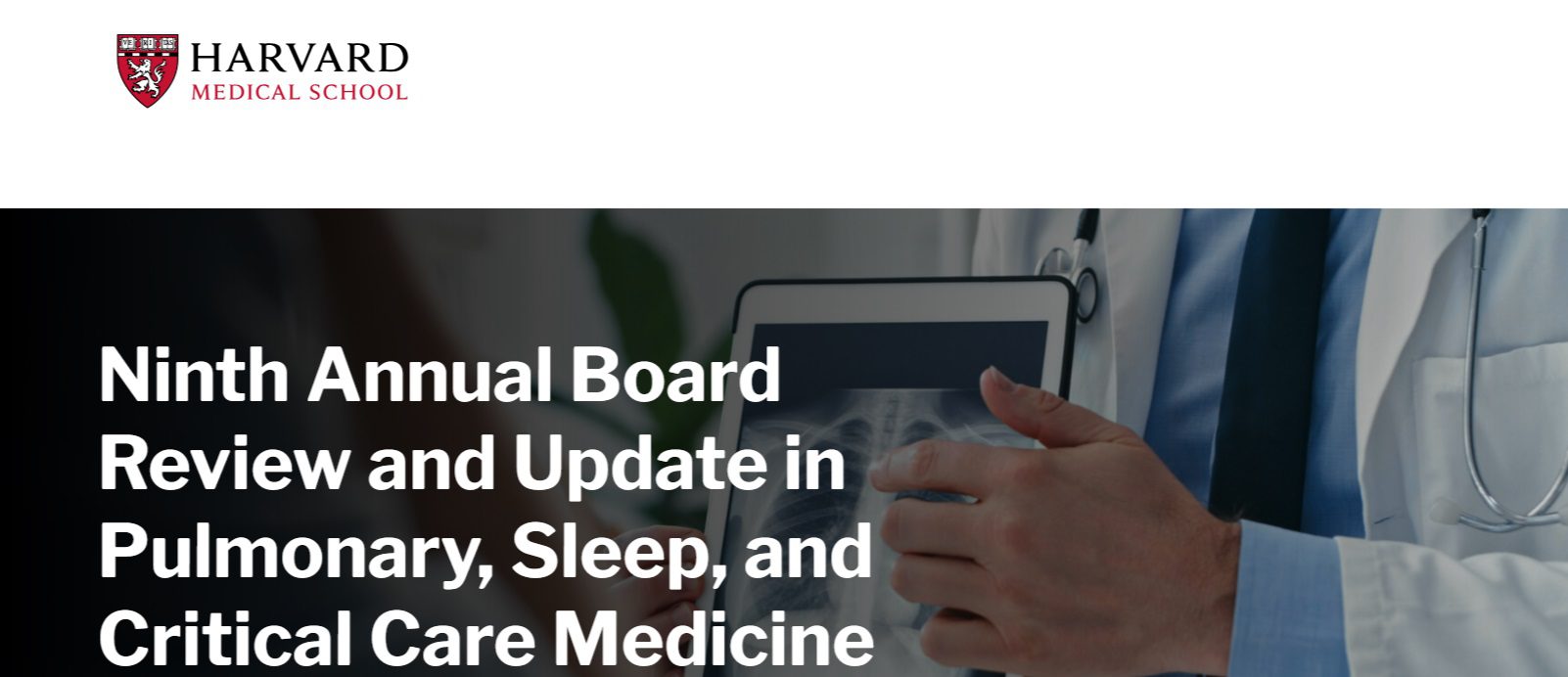 Harvard 9th Annual Board Review and Update in Pulmonary and Critical Care Medicine 2024 cover