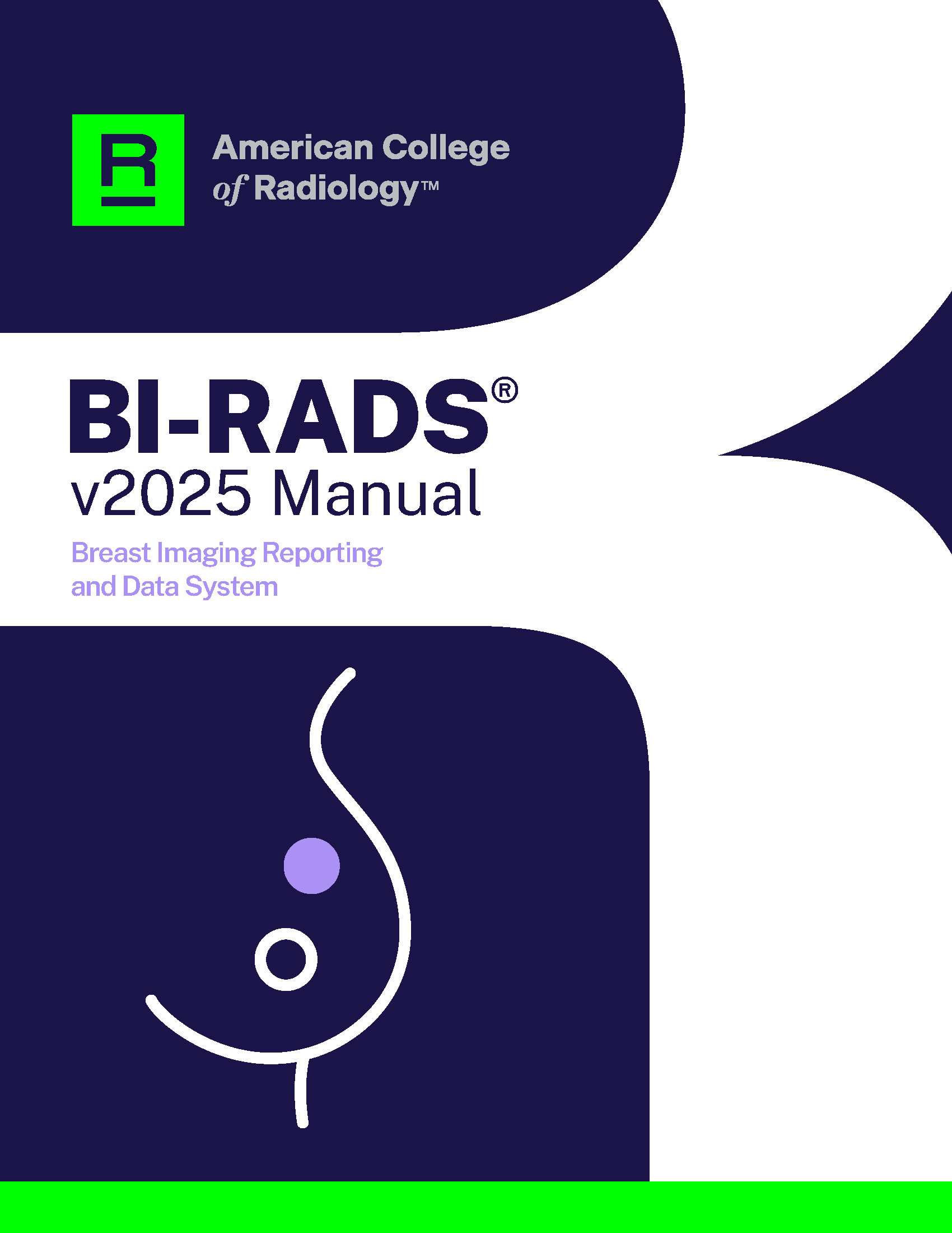 ACR BI-RADS v2025 Manual (Original PDF from Publisher) cover