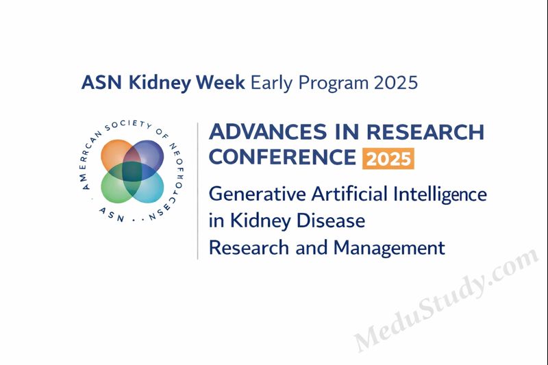 ASN Kidney Week Early Programs 2025 – Advances in Research Conference 2025 Generative Artificial Intelligence in Kidney Disease Research and Management cover