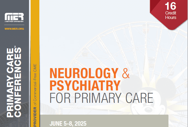 MER Neurology & Psychiatry for Primary Care 2025 cover