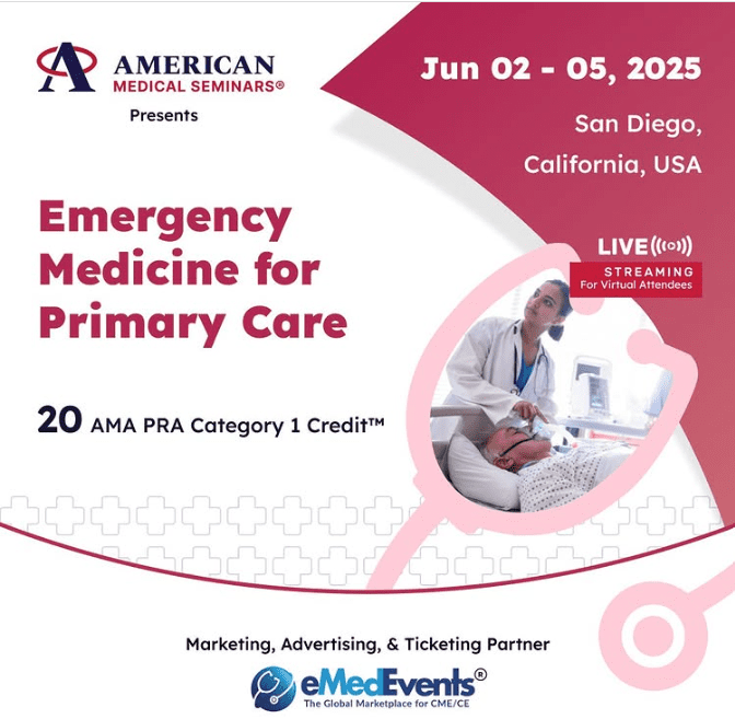 American Medical Seminars Emergency Medicine for Primary Care 2025 cover