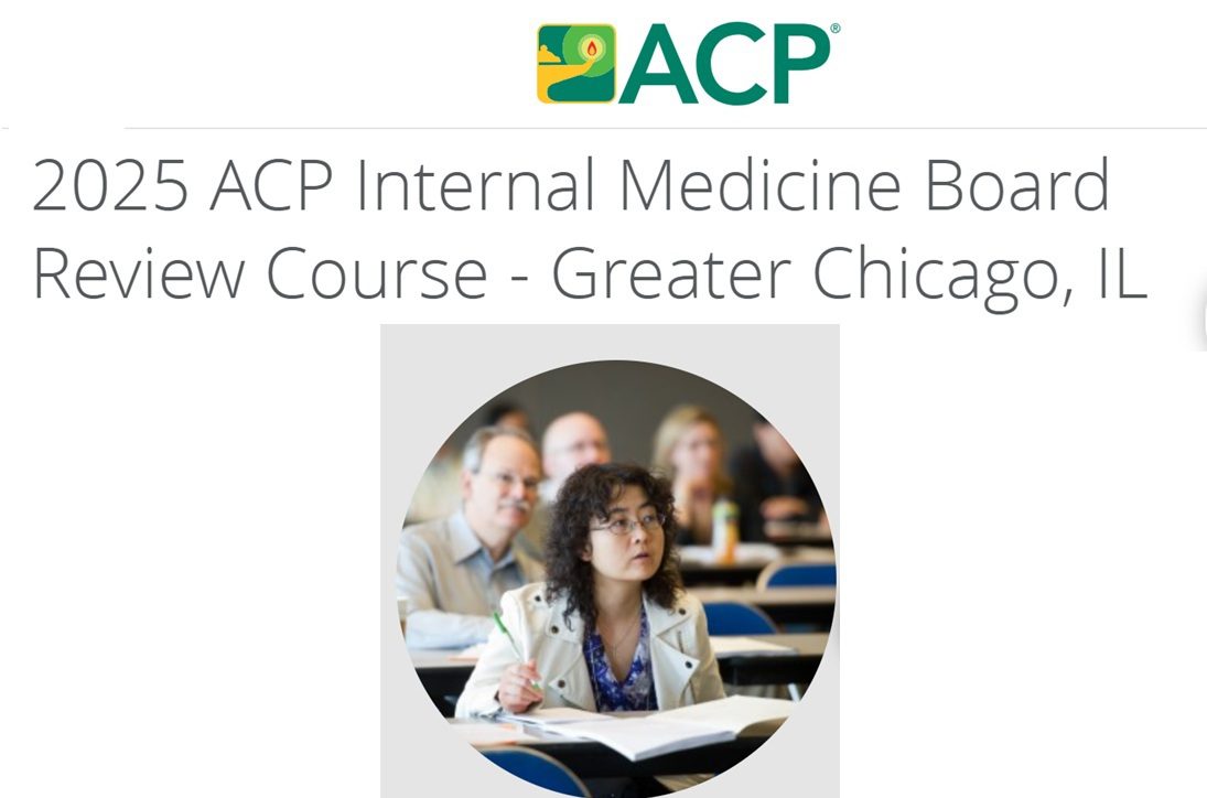 2025 ACP Internal Medicine Board Review Course – Greater Chicago, IL