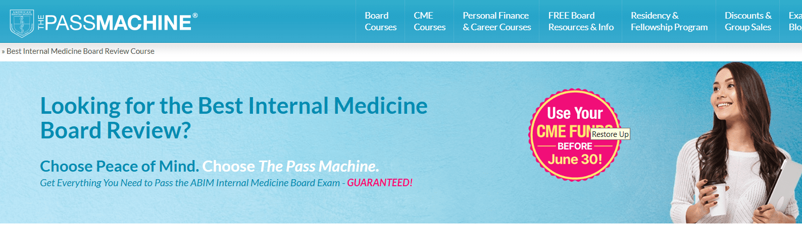 The PassMachine Internal Medicine Board Review Course 2024 (Online Course v6.1) Videos +Qbank