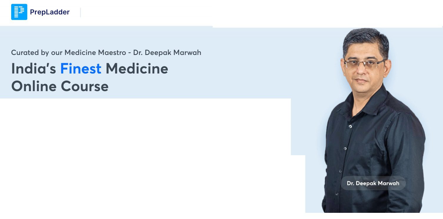 PrepLadder Internal Medicine Lectures by Dr. Deepak Marwah 2024 cover
