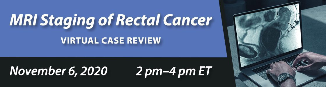 Cover of ARRS MRI Staging of Rectal Cancer Virtual Case Review 2020