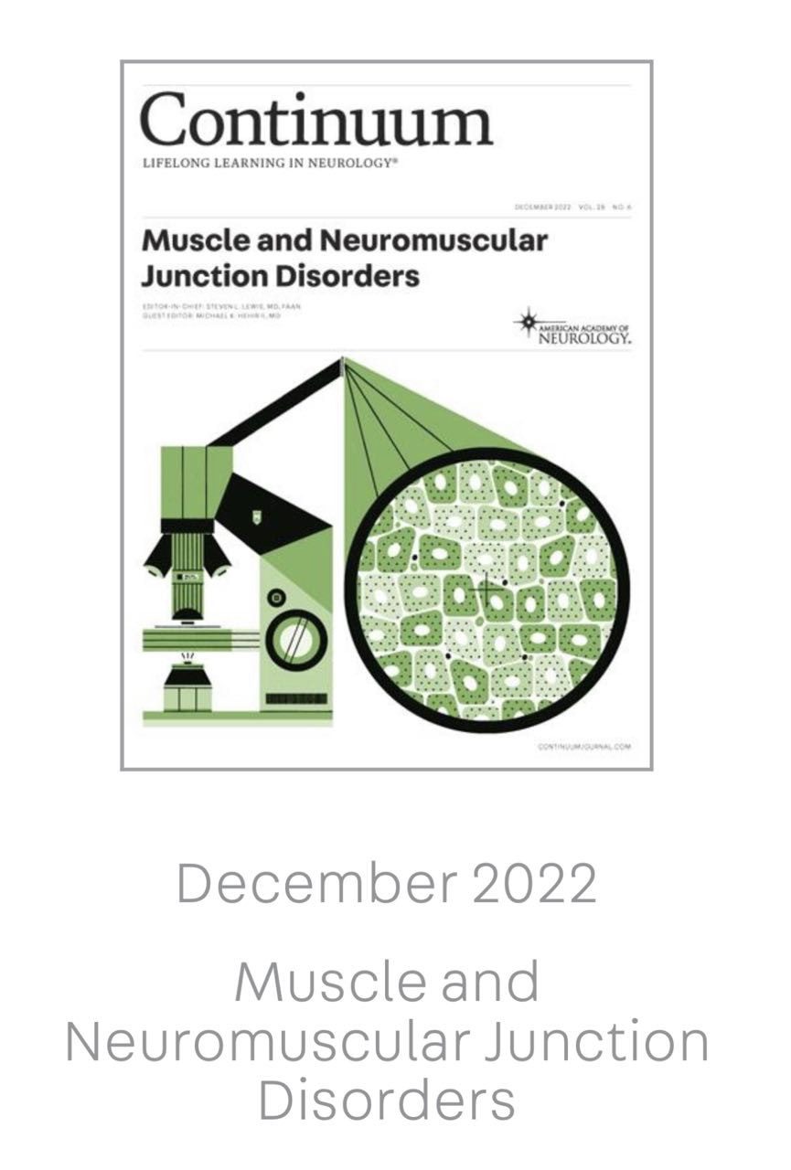 December issue Muscle and Neuromuscular Junction Disorders