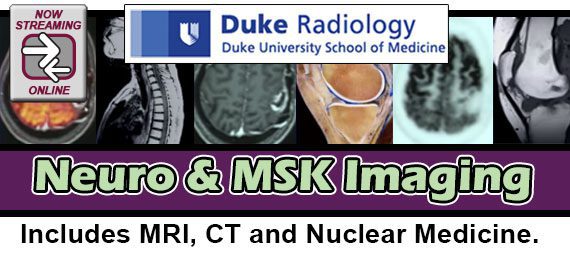 Duke Radiology Neuro & MSK Imaging 2015 (CME Videos)