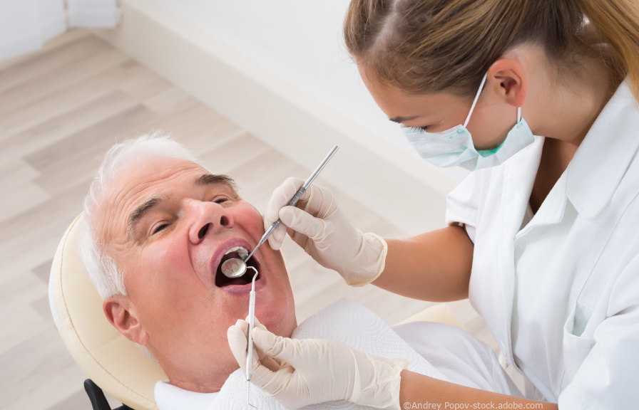 Senior at the Dentist