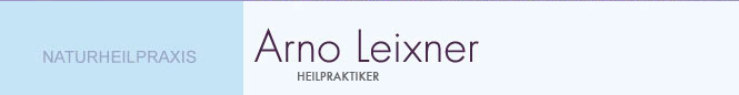 Banner Naturheilpraxis Arno Leixner Heilpraktiker in Landsberg am Lech