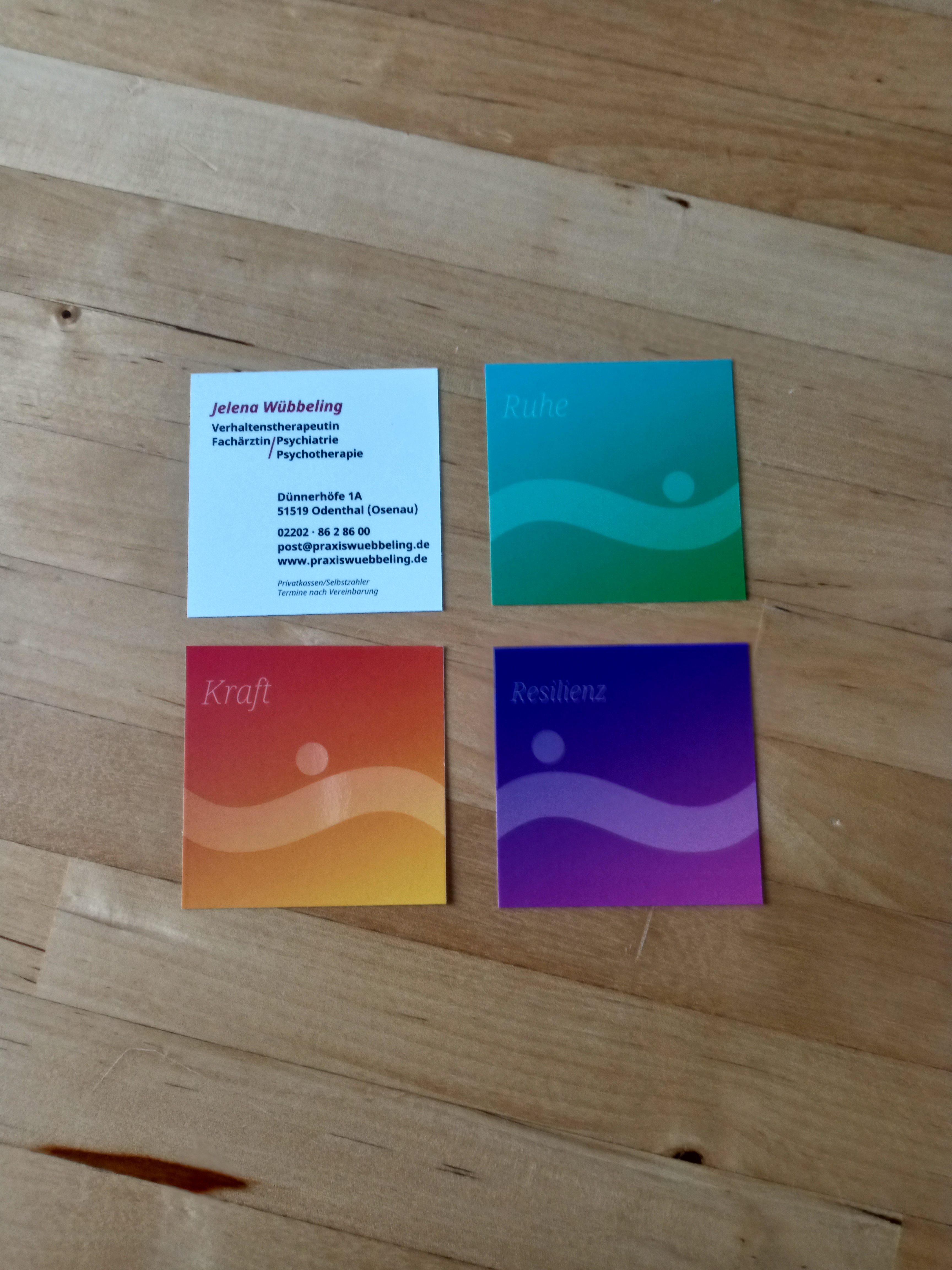 Jelena W&uuml;bbeling Visitenkarte