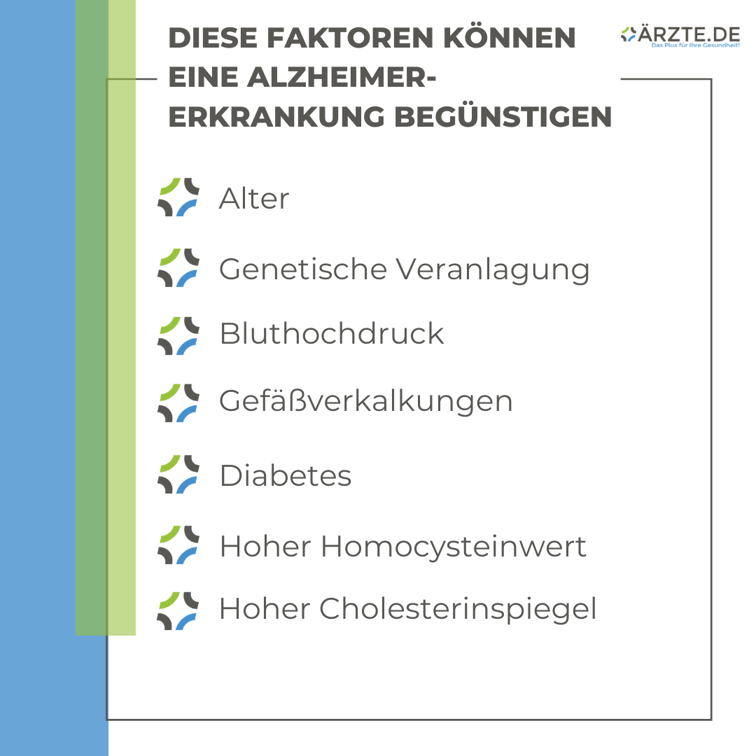 Faktoren die zu einer Alzheimer-Erkrankung führen können