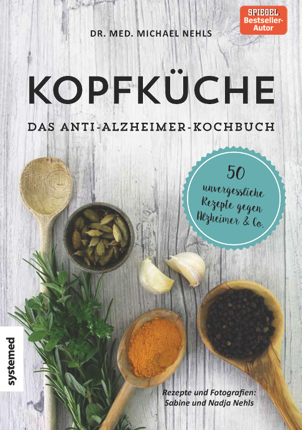 Michael Nehls: Kopfküche Buchcover Alzheimer Ernährungsratgeber