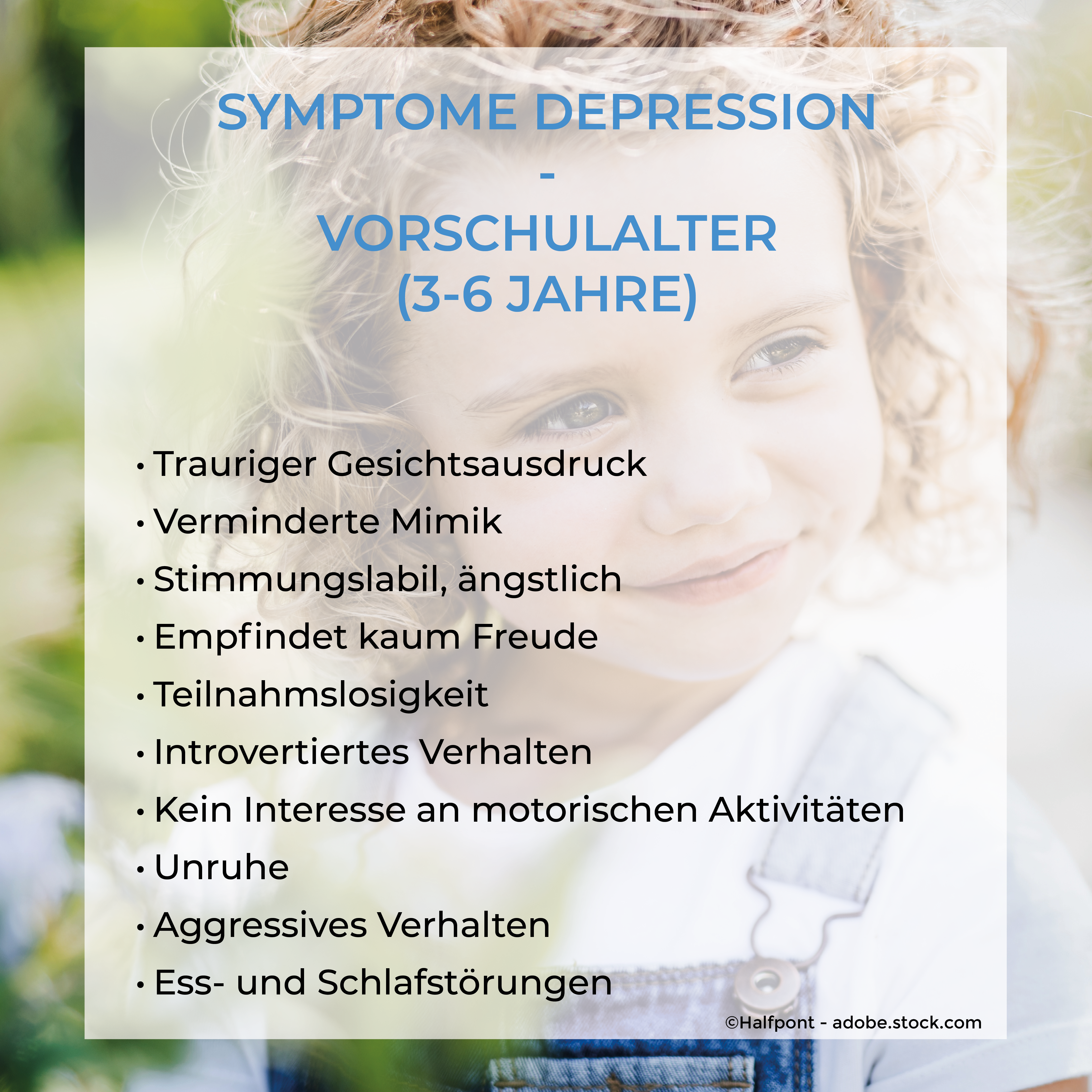 Vorschulalter Symptome Depression